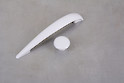 Мебельная ручка Poliplast полипласт РП-35/128 глянцевая белая