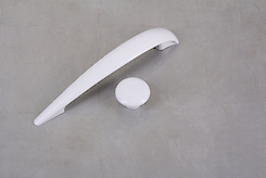 Мебельная ручка Poliplast полипласт РП-36 глянцевая белая