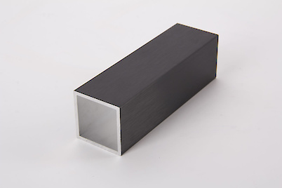 Труба квадратная алюминиевая анодированная 30x30x2мм L=5950 мм черный Brush для мебельных конструкций