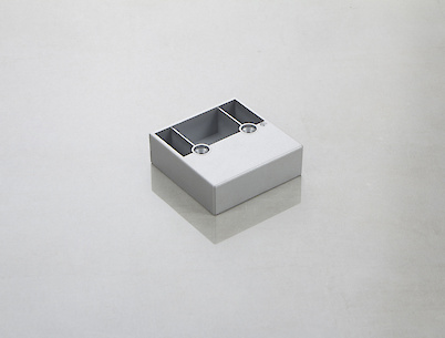 Мебельная ножка Poliplast НП-4 пластиковая серебристая h=20 мм