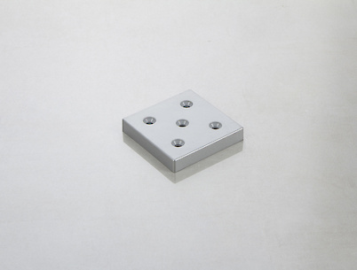 Мебельная ножка Poliplast НП-6 пластиковая серебристая h=10 мм