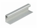 Профіль-ручка для розсувних дверей алюмінієвий L=5500мм срібло (профіль РС)