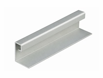 Профіль-ручка для розсувних дверей алюмінієвий L=5500мм срібло (профіль РС)