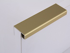 Профіль-ручка для розсувних дверей алюмінієвий L= 5500мм золото