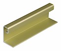 Профиль-ручка для раздвижных дверей алюминиевый L= 5500мм шампань (IVORY)
