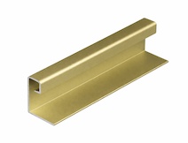 Профіль-ручка для розсувних дверей алюмінієвий L=5500мм шампань (профіль РС)