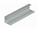 Профіль-обрамлення для розсувних дверей алюмінієвий анодований L=5500мм срібло (профіль РС)