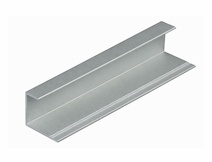 Профіль-обрамлення для розсувних дверей алюмінієвий анодований L=5500мм срібло (профіль РС)