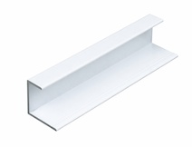 Профіль-обрамлення для розсувних дверей алюмінієвий L= 5500мм білий (профіль РС)