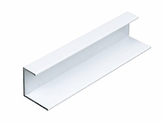 Профіль-обрамлення для розсувних дверей алюмінієвий L= 5500мм білий (профіль РС)