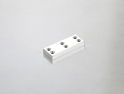 Мебельная ножка Poliplast НП-3 пластиковая в цвете хром h=10 мм