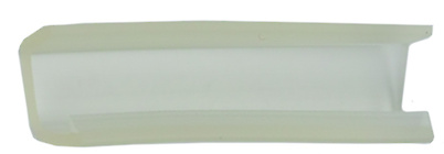 Уплотнитель для алюминиевых рамочных фасадов под стекло тип 1 прозрачный (M1,4,8,12,41) Польша