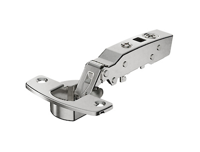 Петля Hettich Sensys 8645 накладная без доводчика, угол открывания 110 градусов никель (9071259)