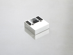 Мебельная ножка Poliplast НП-5 пластиковая в цвете хром h=20 мм