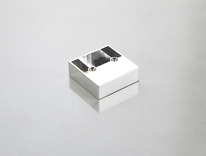 Мебельная ножка Poliplast НП-5 пластиковая в цвете хром h=20 мм