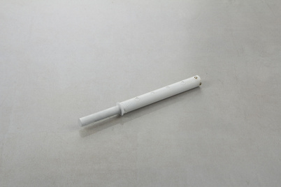 Виштовхувач для фасадів K-Push врізний Italiana Ferramenta з ходом відштовх. 36мм з буфером білий