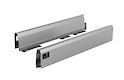 Боковина ящика Hettich ArciTech h=94 L=450 левая серебристая