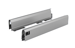 Боковина шухляди Hettich ArciTech h=94 L=450 ліва срібляста