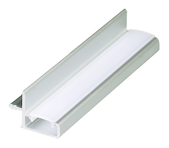 Профиль Gola для фасадов без ручек в верхний модуль Scilm с пазом под LED, алюминиевый L=4100 мм