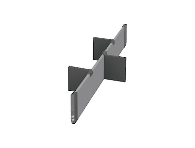 Внутренняя организация Hettich OrgaStore 810 для ящиков ArciTech шириной 900мм и глубиной 500 серебристый