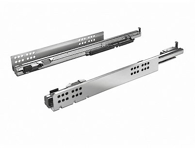 Напрямна Hettich Quadro 4D V6 з демпфером Silent System повного висунення L=500 мм, ДСП 16мм, комплект (9181298)