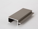 Врізний торцевий алюмінієвий профіль-ручка Н3 інокс