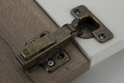 ФС петля наружная, 100, доводч. старое золото (петля)