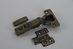 ФС петля наружная, 100, доводч. старое золото (петля)