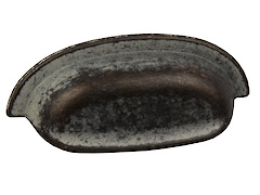 Ручка меблева Falso Stile РК-761 бронза з блакитною патиною