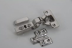 ФС петля половинч., 100, доводч., хром (петля)