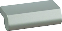 Ручка мебельная ZOBAL U-1 L-100мм алюминиевая