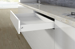 Боковина ящика Hettich ArciTech h=94 L=450 правая белая