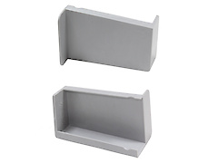 Заглушка до підвісу 140 Euro Orvel сіра права