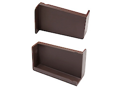 Заглушка к подвесу 140 Euro Orvel коричневая правая