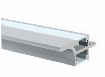 Профиль Gola для фасадов без ручек в верхний модуль Scilm с пазом под 2стор LED, алюм. L=4100мм