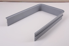 Ограждение сифона для ящика под мойку Poliplast, серый