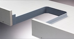 Ограждение сифона для ящика под мойку Poliplast, серый