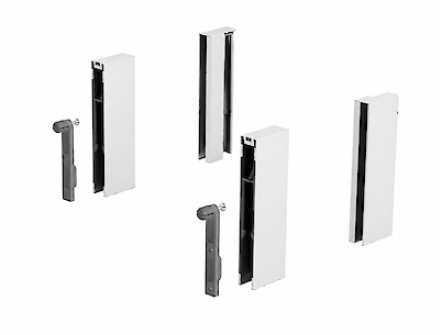Адаптер DesignSide Hettich для шухляд ArciTech h=124 мм білий