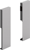 Комплект соединителей Hettich для передней панели ящика ArciTech h=186 серебристый