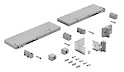 Комплект демпфера Silent System для закрывания на 2 двери EB=28-37 для TopLine L Hettich с ограничением хода (9169651)