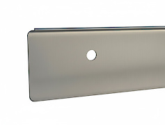 Торцевое обрамление правое для столешниц 38мм R3 алюминий