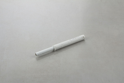 Виштовхувач для фасадів K-Push Tech врізний Italiana Ferramenta з ходом відштовхування 37мм з магнітом білий