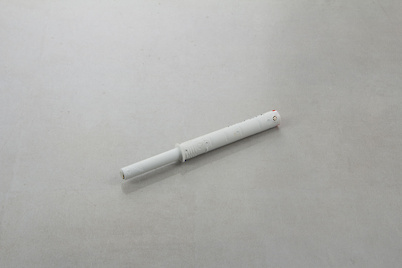 Виштовхувач для фасадів K-Push Tech врізний Italiana Ferramenta посилений з ходом 37мм з буфером білий