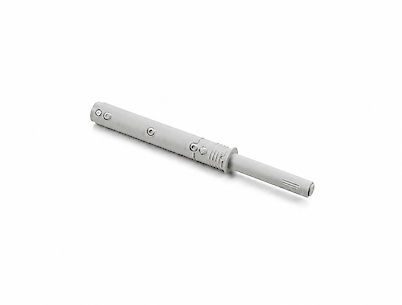 Виштовхувач для фасадів K-Push Tech врізний Italiana Ferramenta з ходом відштовхування 37мм з буфером сірий