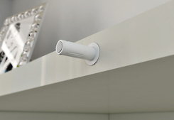 Виштовхувач Italiana Ferramenta K-Push Tech довжиною 37мм врізний посилений сірий