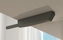 З'єднувач кріплення виштовхувача фасаду Italiana Ferramenta K-Push Tech з ходом 20мм в кольорі антрацит