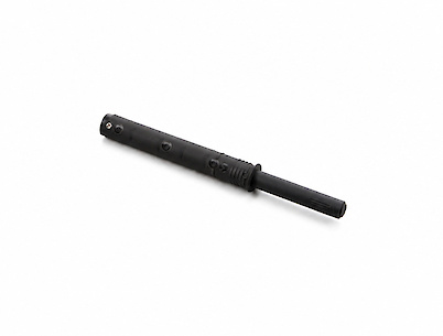 Виштовхувач для фасадів K-Push Tech врізний Italiana Ferramenta з ходом відштовхування 37мм з буфером антрацит