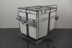 Выдвижной набор ведер для мусора Vibo Kombi