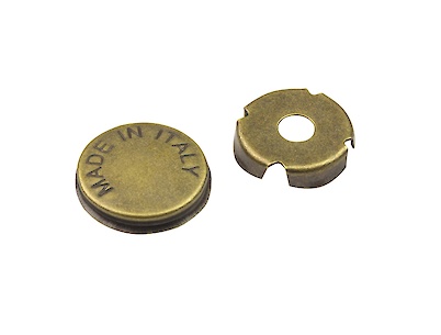 Заглушка для гвинта Giusti металева в кольорі старе золото