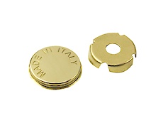 Заглушка для винта Giusti металлическая в цвете золото глянцевое